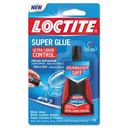 Ultra Liquid Control Super Glue, 0.14 oz, Dries Clear1