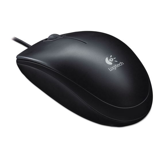 B100 Optical USB Mouse, USB 2.0, Left/Right Hand Use, Black1