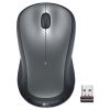 M310 Wireless Mouse, 2.4 GHz Frequency/30 ft Wireless Range, Left/Right Hand Use, Silver/Black2