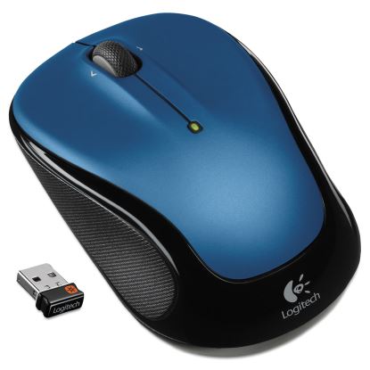 M325 Wireless Mouse, 2.4 GHz Frequency/30 ft Wireless Range, Left/Right Hand Use, Blue1