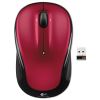 M325 Wireless Mouse, 2.4 GHz Frequency/30 ft Wireless Range, Left/Right Hand Use, Red2