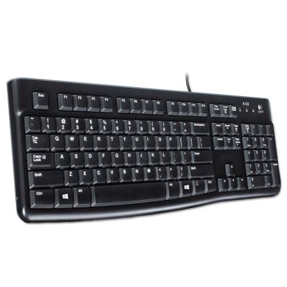 K120 Ergonomic Desktop Wired Keyboard, USB, Black1