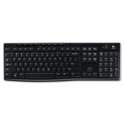 K270 Wireless Keyboard, USB Unifying Receiver, Black1