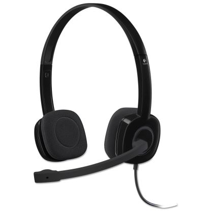H151 Binaural Over-the-Head Stereo Headset, Black1