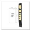 Time Card Rack for 7" Cards, 25 Pockets, ABS Plastic, Black2