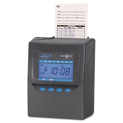 7500E Totalizing Time Recorder, LCD Display, Charcoal1