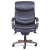 Woodbury Big/Tall Executive Chair, Supports Up to 400 lb, 20.25" to 23.25" Seat Height, Brown Seat/Back, Weathered Sand Base2