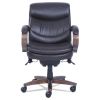 Woodbury Mid-Back Executive Chair, Supports Up to 300 lb, 18.75" to 21.75" Seat Height, Brown Seat/Back, Weathered Sand Base2