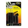 Self-Adhesive Wire Clips, Black, 6/Pack2