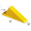 Giant Foot Doorstop, No-Slip Rubber Wedge, 3.5w x 6.75d x 2h, Safety Yellow2