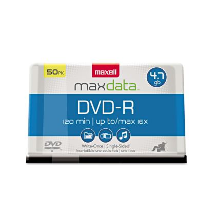 DVD-R Recordable Disc, 4.7 GB, 16x, Spindle, Gold, 50/Pack1