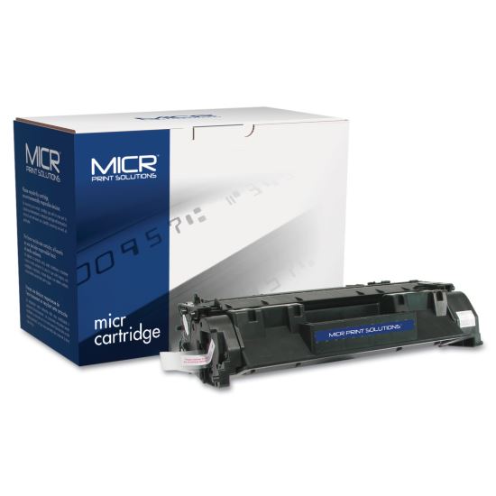 Compatible CE505X(M) (05XM) High-Yield MICR Toner, 6,000 Page-Yield, Black1