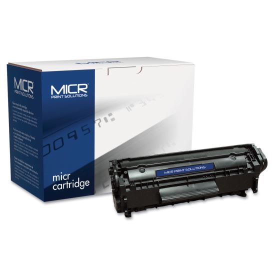 Compatible Q2612A(M) (12AM) MICR Toner, 2,000 Page-Yield, Black1