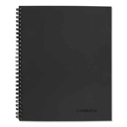 Wirebound Guided Meeting Notes Notebook, 1 Subject, Meeting-Minutes/Notes Format, Dark Gray Cover, 11 x 8.25, 80 Sheets1