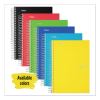 Wirebound Notebook, 2 Subject, Medium/College Rule, Randomly Assorted Covers, 9.5 x 6, 100 Sheets1