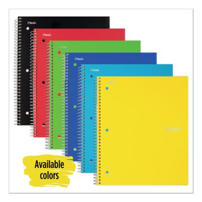 Wirebound Notebook, 1 Subject, Quadrille Rule, Randomly Assorted Covers, 11 x 8.5, 100 Sheets1