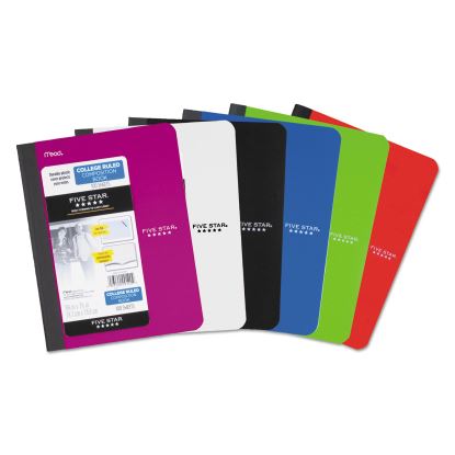 Composition Book, Medium/College Rule, Randomly Assorted Covers, 9.75 x 7.5, 100 Sheets1