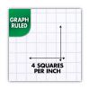 Graph Paper Tablet, 3-Hole, 8.5 x 11, Quadrille: 4 sq/in, 20 Sheets/Pad, 12 Pads/Pack2