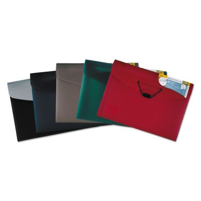 Expandables Expanding File, 6 Sections, Cord/Hook Closure, 1/6-Cut Tabs, Letter Size, Randomly Assorted Colors1