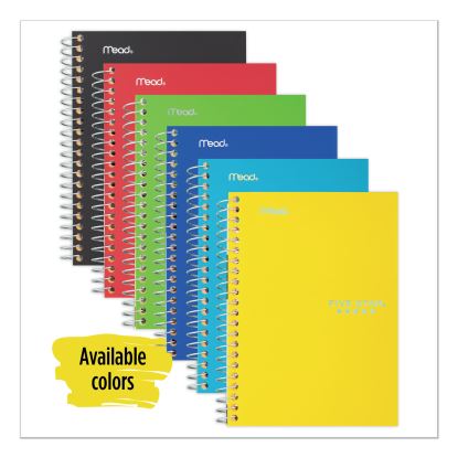 Wirebound Notebook, 1 Subject, Medium/College Rule, Randomly Assorted Covers, 7 x 4.38, 100 Sheets1