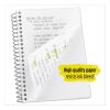 Wirebound Notebook, 1 Subject, Medium/College Rule, Black Cover, 11 x 8.5, 100 Sheets2