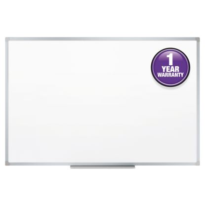 Dry-Erase Board, Melamine Surface, 72 x 48, Silver Aluminum Frame1