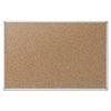 Cork Bulletin Board, 48 x 36, Silver Aluminum Frame2