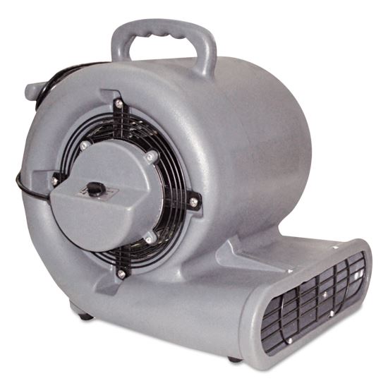 Air Mover, Three-Speed, 1,500 cfm, Gray, 20 ft Cord1