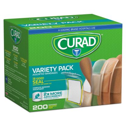 Variety Pack Assorted Bandages, 200/Box1