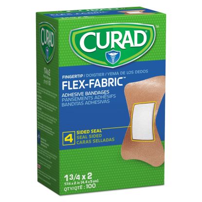 Flex Fabric Bandages, Fingertip, 1.75 x 3, 100/Box1