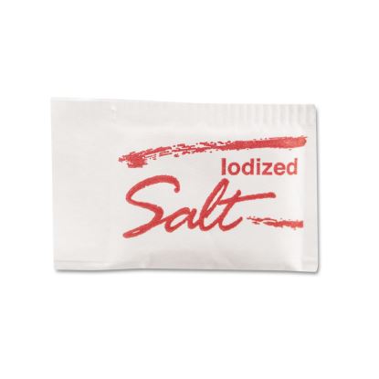 Salt Packets, 0.75 grams, 3,000/Carton1