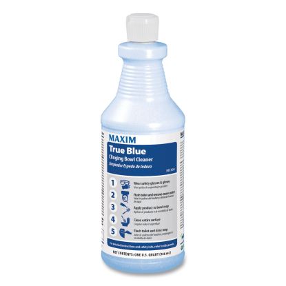 True Blue Clinging Bowl Cleaner, Mint Scent, 32 oz Bottle, 12/Carton1