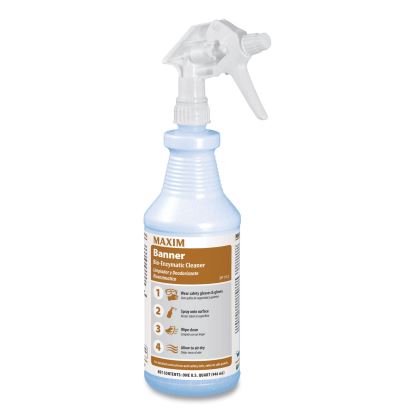 Banner Bio-Enzymatic Cleaner, Fresh Scent, 32 oz Spray Bottle, 12/Carton1