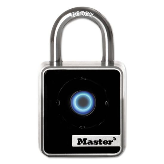 4400D Bluetooth Padlock, Indoor, Black/Silver, 1 29/32" Width1