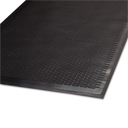 Clean Step Outdoor Rubber Scraper Mat, Polypropylene, 36 x 60, Black1