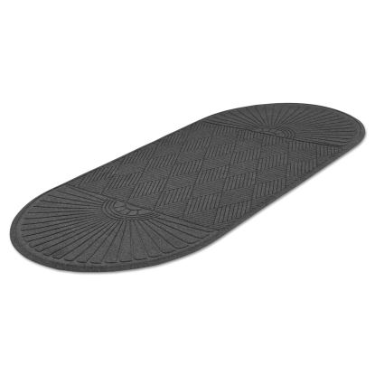 EcoGuard Diamond Floor Mat, Double Fan, 36 x 96, Charcoal1