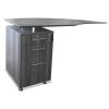 Medina Laminate Pedestal, Left or Right, 3-Drawers: Pencil/Box/File, Legal/Letter, Gray Steel, 15.5" x 18.13" x 26.63"2