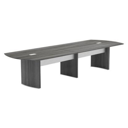 Medina Conference Table Top, Half-Section, 72 x 48, Gray Steel1