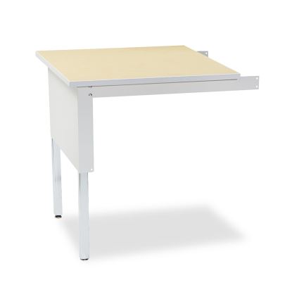 Mailflow-To-Go Mailroom System Table, 30w x 30d x 29-36h, Pebble Gray1