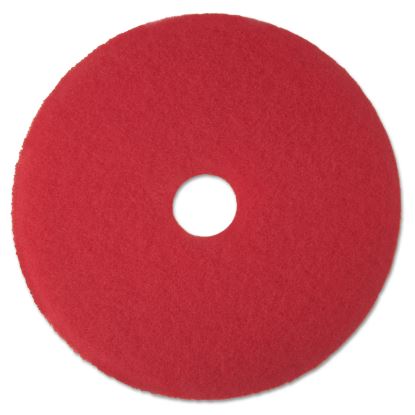 Low-Speed Buffer Floor Pads 5100, 13" Diameter, Red, 5/Carton1