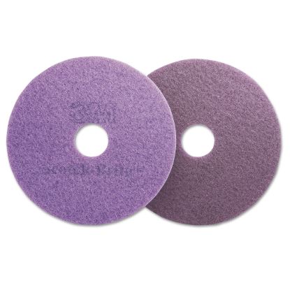 Diamond Floor Pads, 20" Diameter, Purple, 5/Carton1