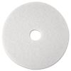 Low-Speed Super Polishing Floor Pads 4100, 12" Diameter, White, 5/Carton1