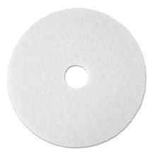 Low-Speed Super Polishing Floor Pads 4100, 13" Diameter, White, 5/Carton1