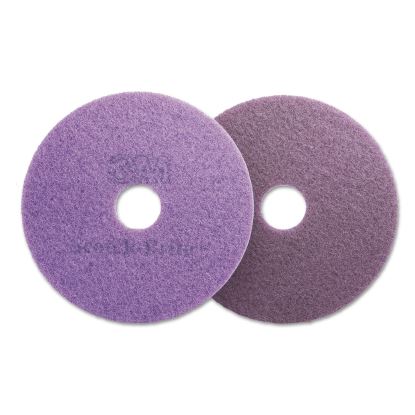 Diamond Floor Pads, 16" Diameter, Purple, 5/Carton1