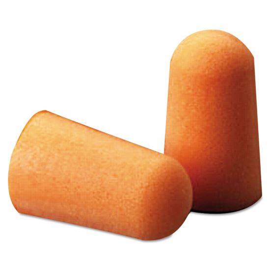 Foam Single-Use Earplugs, Cordless, 29NRR, Orange, 200 Pairs1