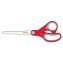 Multi-Purpose Scissors, Pointed Tip, 7" Long, 3.38" Cut Length, Gray/Red Straight Handle1