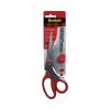Precision Scissors, 8" Long, 3.25" Cut Length, Gray/Red Offset Handle2