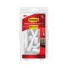 General Purpose Hooks, Large, 5 lb Cap, White, 14 Hooks and 16 Strips/Pack2