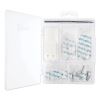 Clear Hooks and Strips, Plastic, Asst, 16 Picture Strips/15 Hooks/22 Strips/PK2