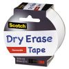 Dry Erase Tape, 3" Core, 1.88" x 5 yds, White2